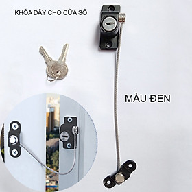 Khóa dây cho cửa sổ J6405 vừa chống trộm vừa an toàn cho trẻ