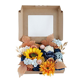 Artificial Flowers Box Silk Flowers for Thanksgiving Wedding Decoration