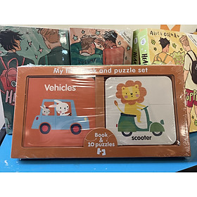 Bộ sách học và xếp hình tiếng Anh First Learning Book And Puzzle Set