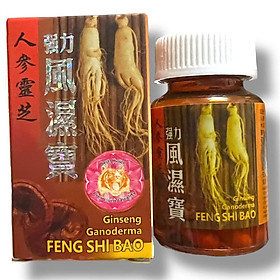 Viên uống Nhân sâm linh chi Cường Lực phong thấp bảo - Ginseng Ganoderma Feng Shi Bao hỗ trợ đau nhức xương khớp - Mã số 1506