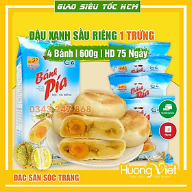 Bánh Pía Sóc Trăng đậu xanh sầu riêng trứng Tân Huê Viên 600g