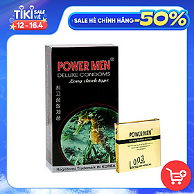 Bao Cao Su Powermen Cá Ngựa (Hộp 12 Cái)