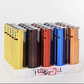 Mua (combo 4 cái) Quẹt sắt JR 801  đẹp sang trọng có bơm-gas