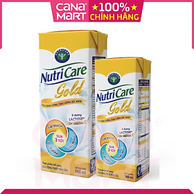 Lốc 8 hộp sữa pha sẵn Nutricare Gold giúp tiêu hóa tốt, bồi bổ cơ thể 8