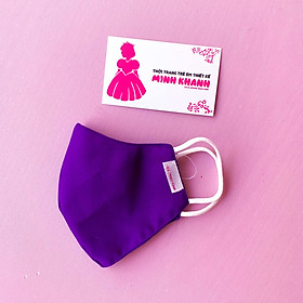 Khẩu trang vải cho bé gái 1 2 3 4 5 6 7 8 tuổi xinh xắn thương hiệu Thời trang trẻ em Minh Khanh