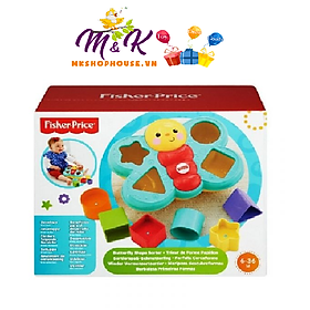 Đồ Chơi FISHER PRICE Đồ Chơi Nhận Dạng Hình Khối Chú Bướm Ngộ Nghĩnh CDC22