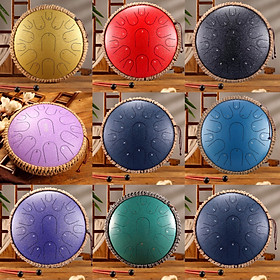 Trống Tank - Trống Không Linh - Steel Tongue Drum 13 Note 15 Note Chính Hãng Hluru - Tặng Kèm Đàn Kalimba ARES, Hướng Dẫn Chơi Tiếng Việt