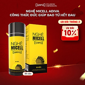 Nghệ Micell Adiva - Thực phẩm bảo vệ sức khỏe (30 viên/hộp)