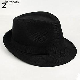 1 nón phớt vintage fedora thời trang vành nhỏ nam nữ