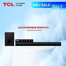 [Hàng chính hãng] Loa Soundbar Bluetooth TCL S Series S522W - Trang bị loa siêu trầm không dây