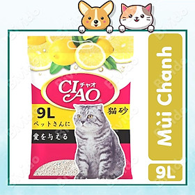 Cát mèo cát vệ sinh Ciao siêu thấm và siêu vón cục túi 9L - Bivido