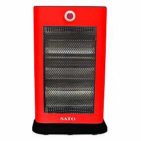Quạt Sưởi SATO ST-QS3B(D) 3 bóng (màu đỏ) - Hàng chính hãng