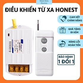 Mua (CÓ HỌC LỆNH) Công Tắc Điều Khiển Từ Xa Honest 1000m 220v bật đèn từ xa  điều khiển tự động honest