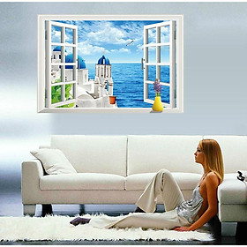 Mua Decal dán tường nguyên miếng Santonia Địa Trung Hải AY9234C
