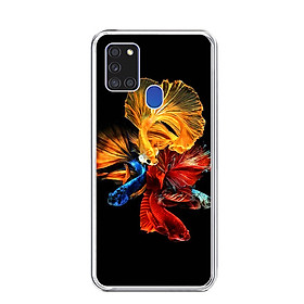 Ốp lưng điện thoại SAMSUNG GALAXY A21S - Silicon dẻo - 0128 FISH07 - Hàng Chính Hãng