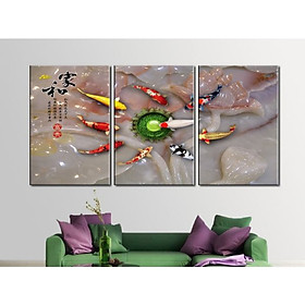 Tranh Treo Tường Hiện Đại Phòng Khách - Cá T3M-75