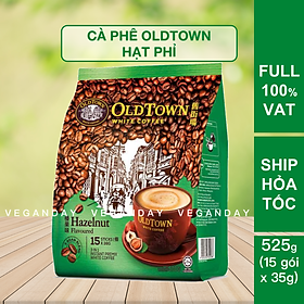 Cà Phê Trắng OldTown Vị Hazelnut Hạt phỉ - OldTown 3 in 1 White Coffee Hazelnut