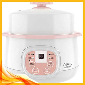 Mua Nồi hầm cháo  trưng yến Chén sứ Hàn Quốc 200w (trắng kem) - Hàng cao cấp
