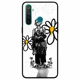 Ốp lưng in cho Realme 5 Pro Mẫu Chàng Trai Hoa Cúc