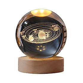 3D Crystal Ball Night Lights Astronomy Night Lamp for Desk Living Room Decor Ornament
