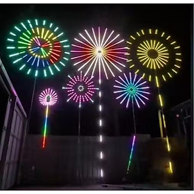 SIÊU CẤP VỚI ĐÈN LED TRANG TRÍ SÁNG PHAO HOA NGOÀI TRỜI MÀU SẮC CỰC ĐẸP ĐIỀU KHIỂN TỪ XA 