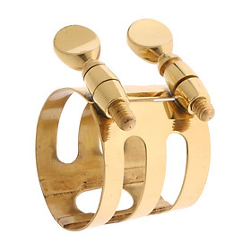 Alto Saxophone Mouthpiece Clamp Mouthpiece Ligature Fastener Saxophone Gold