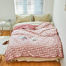 Chăn Nhung Mùa Hè Kenhome Siêu Mềm Mịn Phù Hợp Với Mọi Loại Da 180x200cm