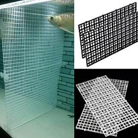 Mua Vỉ Nhựa Làm Vách Ngăn Hồ Cá 15x30cm - Vĩ Caro Ngăn Bể Cá Trắng/Đen