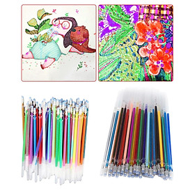 Neon Gel Pen Refill Glitter Pen for Coloring Drawing Craft Marker;