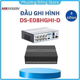 Mua Đầu ghi hình HIKVISION Hybrid TVI-IP 8 kênh DS-E08HGHI-D phân tích người và xe chống báo động giả.  .-Hàng chính hãng