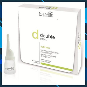 Serum huyết thanh keratin Nouvelle new Generation Double Effect Nutri Mix dưỡng trị tóc hư tổn 10mlx10