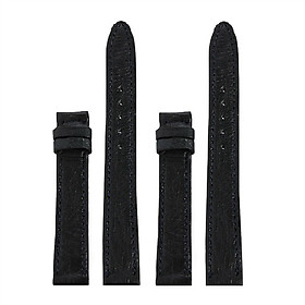 Dây đồng hồ da đà điểu nhiều size màu đen HJ8401-09-17-35-44-53