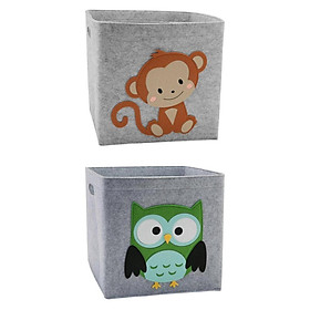 Monkey  Basket Bins Foldable Clothes Large Storage Boxes