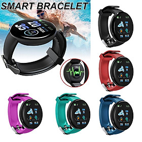 2xD18 Bluetooth Smart Watchband Fitness Sport Tracker Waterproof Unisex Black