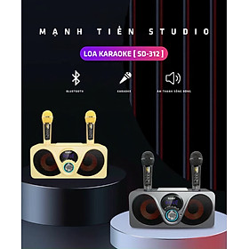 BÁO GIÁ Màn Hình Lg Có Loa | Shopee Lazada Sendo Tiki mới nhất 54 Loa karaoke bluetooth SDRD SD-312 - Loa mắt cú mới nhất - Tặng kèm 2 micro không dây có màn hình LCD - Sạc pin cho micro ngay trên loa - Chỉnh EQ, Echo, Vol ngay trên micro - Loa xách tay du lịch cực chất - Hàng nhập khẩu