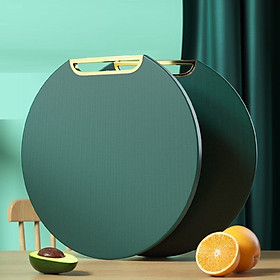 Mua Thớt Tròn Xanh  Thớt Nhựa PE Đa Năng Chống Trơn Trượt  Nấm Mốc  Kháng Khuẩn  Đường Kính 33cm- 38cm