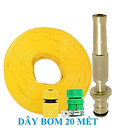 Mua Bộ dây vòi xịt nước rửa xe  tưới cây . tăng áp 3 lần  loại 20m 206587 cút sập  nối PE