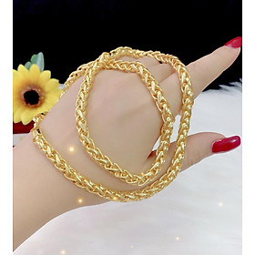 Dây chuyền nam bông dừa mạ 24k cao cấp EK661