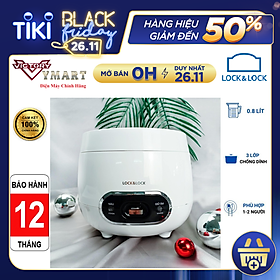 Nồi Cơm Điện Mini Lock&Lock EJR426 Dung Tích 0.8 lít (Hàng chính hãng)