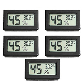 Máy Đo Nhiệt Độ Và Độ Ẩm Không Khí Mini Màn Hình LCD Kỹ Thuật Số (5 Cái)