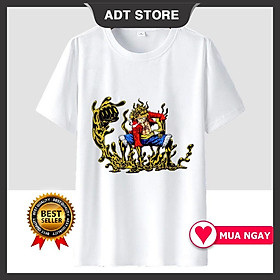 Áo Thun Tay Ngắn Cổ Tròn MONKEY D LUFFY NIKA JOYBOY SUN GOD GEAR 5 ONE PIECE Thời Trang Unisex nam nữ độc đẹp giá rẻ