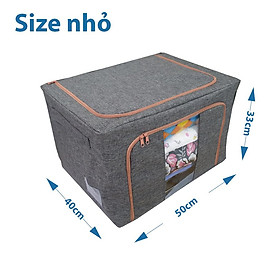 Hình ảnh Túi đựng chăn màn khung sắt - TKS - vải Oxfort 600D cao cấp, phong cách Hàn bền, đẹp