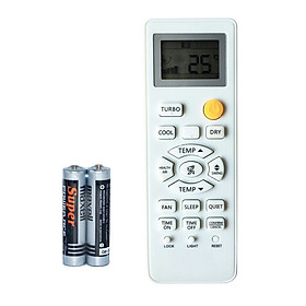 Mua Remote Điều Khiển Cho Máy Lạnh  Máy Điều Hòa Không Khí Aqua (Kèm Pin AAA Maxell)