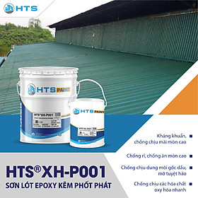 [GIẢM SỐC] Sơn lót Epoxy chống rỉ mái tôn HTS XH-P001 bộ nhỏ 5Kg - Chống rỉ, Chống ăn mòn, Bảo vệ mái tôn 12 năm