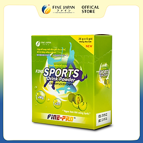 Bột pha nước điện giải Sport Drink FINE JAPAN hương dưa lưới hộp 5 gói