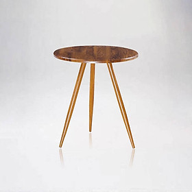 Mua Bàn tròn Eames chân thép sơn nhiệt giả gỗ