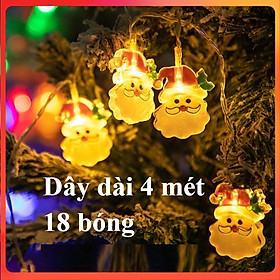 Mua Dây đèn LED trang trí giáng sinh hình ông già noel dài 4m  18 bóng