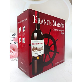 Mua Rượu vang bịch Pháp France Maison 5 lít
