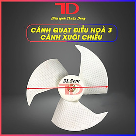 Cánh quạt 3 cánh NAGAKAWA  dùng cho dàn nóng điều hòa - Điện Lạnh Thuận Dung