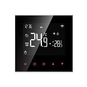 Bộ điều khiển nhiệt độ WIFI Tuya Cài đặt thời gian nhiệt độ có thể lập trình hàng tuần Mobilephone Tuya SmartLife APP Điều khiển từ xa Tương thích với Yandex Alice Amazon Alexa và Google Home để điều khiển bằng giọng nói